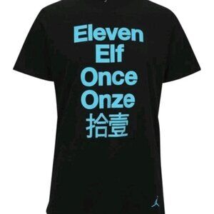 Nike Air Jordan Retro 11 “ Black Gamma Blue T-Shirt Men's 3XL